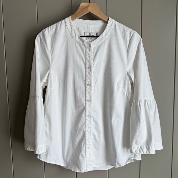 Vineyard Vines Classic Poplin Stretch Button Down Size 6 - Picture 1 of 8